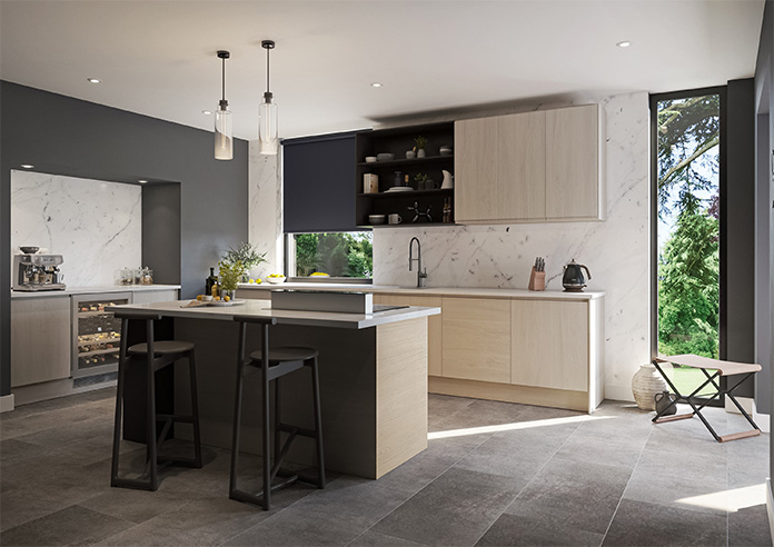 Palermo (Blackout), Black - Twist&Fit Roller Blind - Image 7